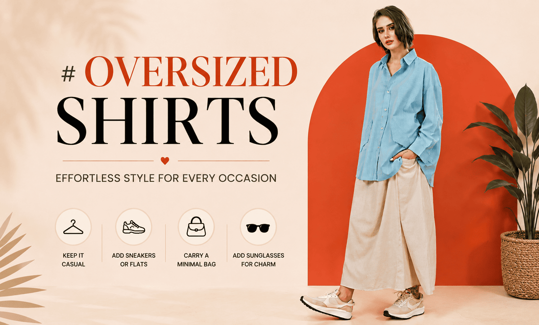 Oversized Shirts for Women: Effortless Style for Every Occasion
