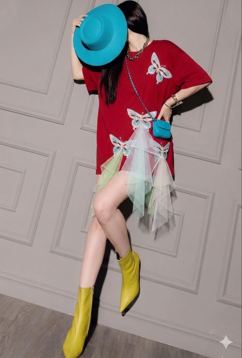 tulle overlay for women