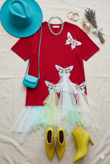 tulle overlay for women