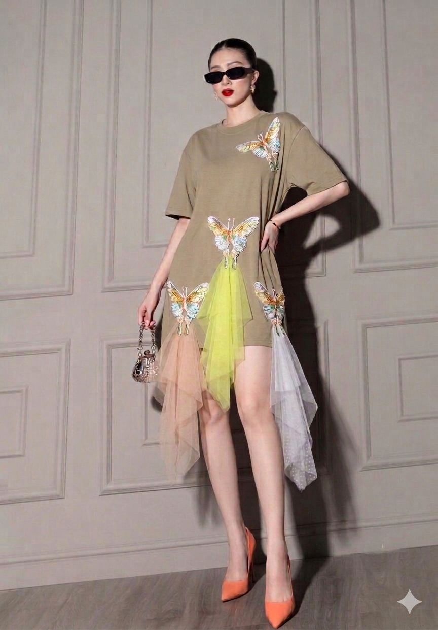 tulle overlay for women