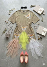 tulle overlay for women